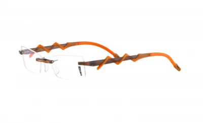 1 Switch it 2107 Damen Kunststoff braun orange Unisex Wechselbrille Brille Neu - Bild 1 von 2