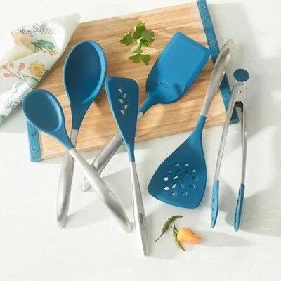 Princess House CULINARIO SERIES® HERRAMIENTAS Azul Marino Juego de 6 Piezas (40175) ¡Nuevo! Foto 1 de 4