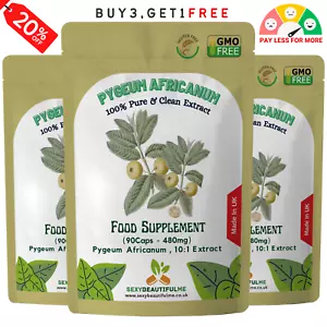 Cápsulas Pygeum Africanum 4800 mg - próstata salud, micción saludable y salud de los hombres - Imagen 1 de 5
