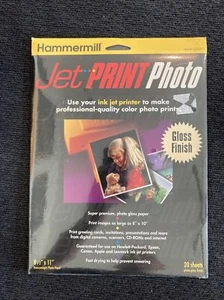 Hammermill Inkjet Glossy Photo Paper - New, sealed - 20 sheets 8.5"x11" - Picture 1 of 2