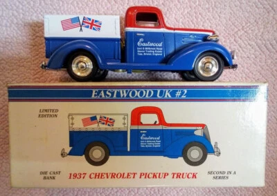 Eastwood UK 1937 Chevrolet Pickup Truck Diecast Bank - Image 1 of 4