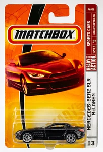 2009 Matchbox #13 Mercedes-Benz SLR McLaren PURE BLACK | FSC - Picture 1 of 1