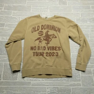 Old Dominion Sweatshirt Size Small No Bad Vibes Concert Tour 2023 Country Music - Picture 1 of 7