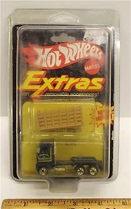 Vintage 1984 Hot Wheels Extras Ford Stake Bed Truck Diecast Metal # 4018 NOC - Picture 1 of 3