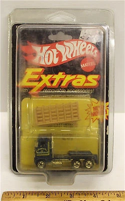 Vintage 1984 Hot Wheels Extras Ford Stake Bed Truck Diecast Metal # 4018 NOC - Image 1 of 3