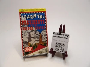 Learn to: Presidents of the United States [VHS Tape] Free Shipping - Picture 1 of 5