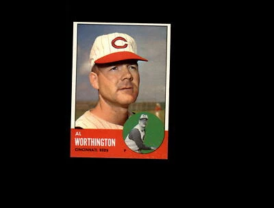 1963 Topps 556 Al Worthington EX-MT #D1,016247 - Image 1 of 2