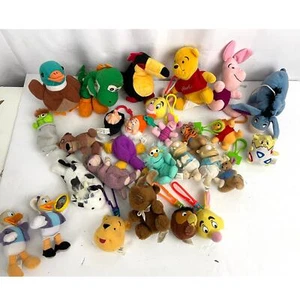 VTG Lot of 28 Plushies Happy Meal Toys Plush Stuffed McDonalds BK Kids 1990s Y2K - Picture 1 of 19