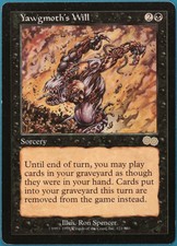 Yawgmoth's Will Urza's Saga HEAVILY PLD Black Rare CARD (248230) ABUGames