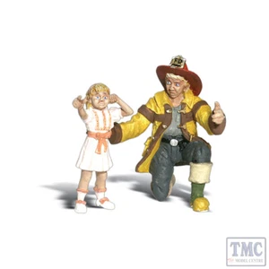 A2539 Woodland Scenics G Fireman Bill And Betsy - Picture 1 of 1