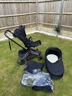 Cybex Priam Pushchair And Carrycot In Black