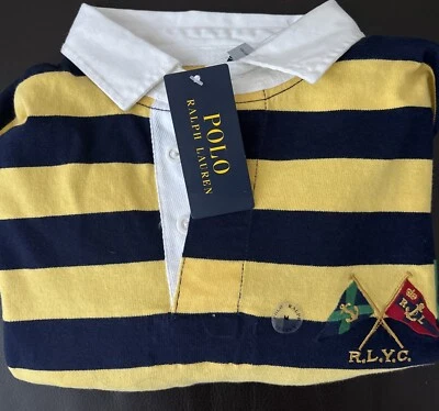 Polo Ralph Lauren Mens Rugby Shirt New with Tags NWT Size M Medium - Image 1 of 4