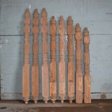 Victorian Pitch Pine Newel Post  #8 Set  - London & Local Delivery Options