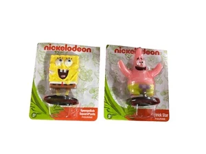 SpongeBob SquarePants & Patrick Star Toy Figurine Figure Cake Topper Set Of 2 - Picture 1 of 1