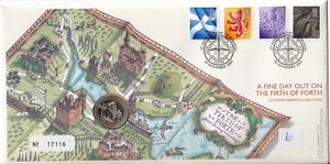 2004 - GB - Fine day out on the firth of forth - FDC con moneda - Picture 1 of 2