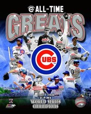 CHICAGO CUBS ~ All Time Greats 8x10 Color Photo Picture ~ Ryne Sandberg ~ Santo