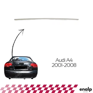 Rear Trunk Chrome for Audi A4 Trim 1 pcs Stainless Steel 2001-2008 - Picture 1 of 3