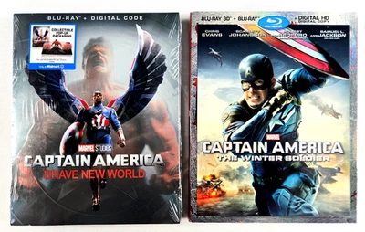 CAPTAIN AMERICA: BRAVE NEW WORLD Walmart Exclusive / CA: Winter Soldier 3D+Slip - Image 1 of 4