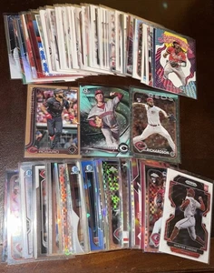 Cincinnati Reds x108 Card Rookie Refractor Prospect Parallel Numbered Lot - Picture 1 of 16
