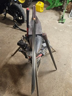 Zatoichi Style Martial Arts Japanese Farmer Peasant Sword Staff. - Image 1 of 4