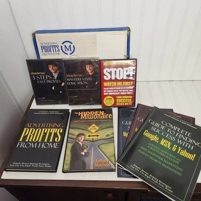 Anthony Morrison Advertising Profits from Home Complete Course Books 7 DVDs 2009 - Image 1 of 4
