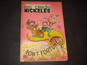 PELLOS LES PIEDS NICKELÉS N°12 FONT FORTUNE COUVERTURE MATE ROSE 1964 - Imagen 1 de 1