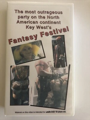 FANTASY FEST '98 VINTAGE VHS TAPE Key West SEXY HORROR Party Max Wendroff Film Foto 1 de 3