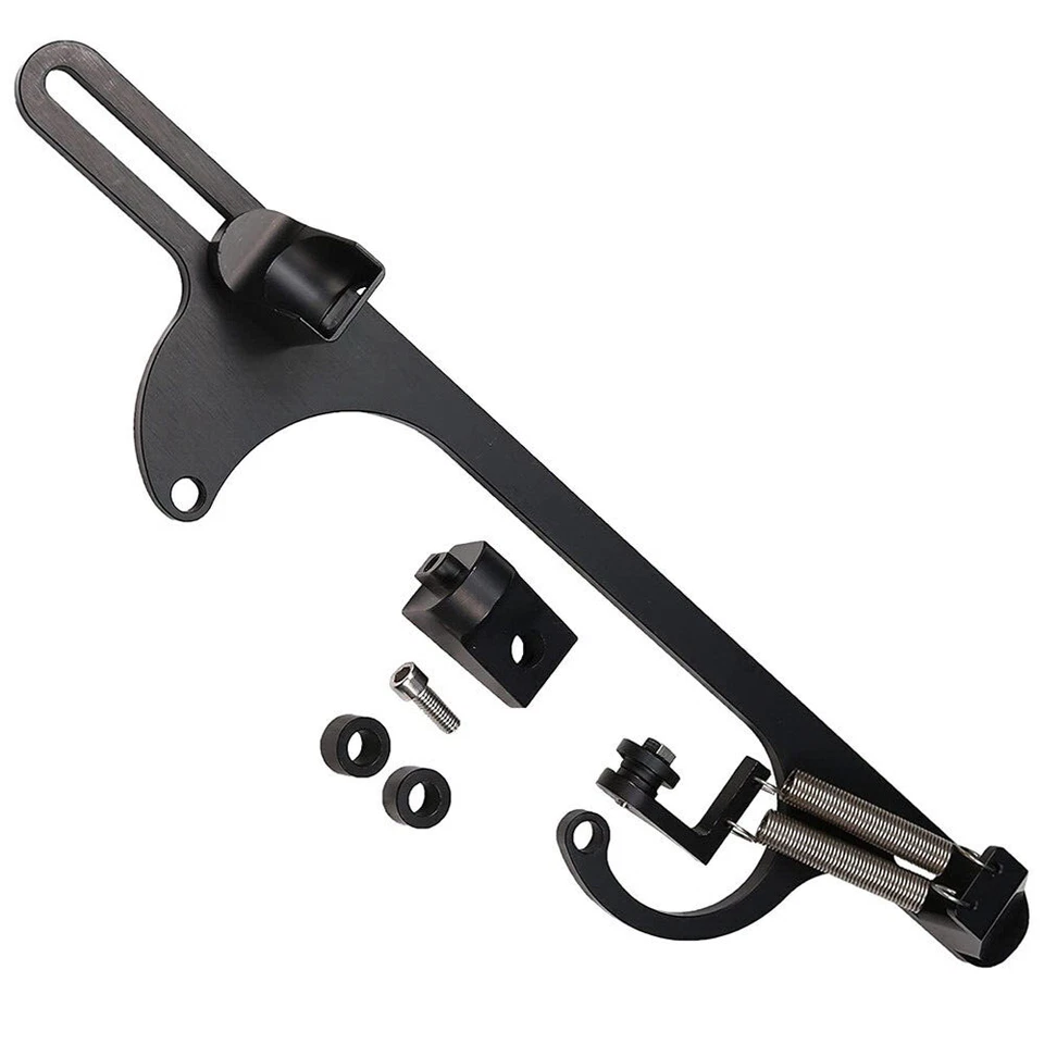 Throttle Cable Carb Bracket Adjustable Aluminum For Holley 4150 4160 Carburetor Foto 1 de 4
