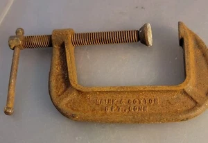 Vintage Brink & Cotton #145-5” C-clamp, Rusty But Strong  - Picture 1 of 2
