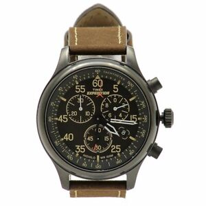 Timex Expedition Field T499059J Brown Analog Chronograph Watch
