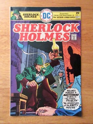 DC Comics Sherlock Holmes #1 (1975) **¡Brillante, colorido y brillante!** (VF) Foto 1 de 4