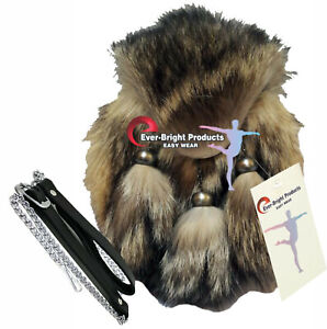 Scottish Kilt Sporran Fox Fur, fox fur head pure leather. (Free Belt Included)