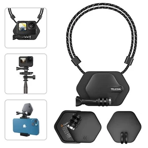 Support de cou pendentif magnétique invisible TELESIN pour GoPro, DJI, Insta360 et plus - Photo 1 sur 14
