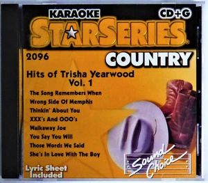 KARAOKE CD+G: COUNTRY, Hits Of Trisha Yearwood Vol. 1 - Star Series #2096 - Picture 1 of 5