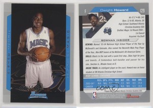 2004-05 Bowman Draft Dwight Howard #129 Rookie RC
