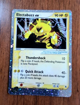 Pokemon TCG Electabuzz EX Ruby & Sapphire 97/109 holo ultra rare 2003 NM - Image 1 of 4