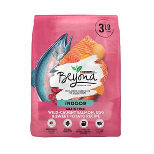 Beyond Wholesome Ingredients Indoor Dry Cat Food Salmon - Picture 1 of 5