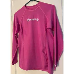 O’Neill Girls’ Youth XL Long Sleeve Sun Guard Skins UPF 50 Surfing Shirt EUC - Picture 1 of 4