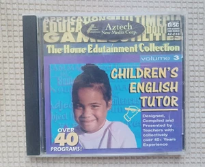 CHILDREN'S English Tutor V.3 (PC CD-Rom Software, 1995 Aztech Media) 40 Programs - Picture 1 of 1