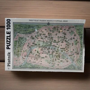 Piatnik New Nouveau Paris Monumental 1000 Jigsaw Puzzle - Sealed & New - NIB - Picture 1 of 6