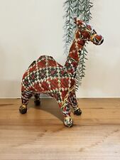 Vintage Fabric Camel, Vintage Fabric Animal, Handmade Animal
