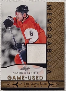 2024 leaf in the game used memorabilia mark recchi game used patch gold - Picture 1 of 2