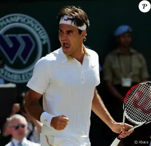 Nike Federer Polo Wimbledon 2009 L🏆 - Imagen 1 de 7