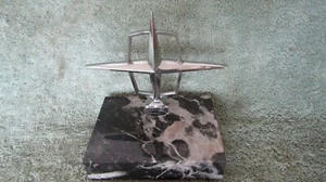 VINTAGE 1950's-1960'S LINCOLN CONTINENTAL HOOD ORNAMENT DISPLAY Spike Lawrence  - Picture 1 of 10