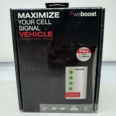 weBoost 470510 Drive 4G-X Cell Phone Signal Booster Professional Grade Black - Image 1 of 2