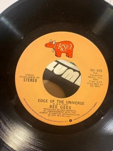 7" 45 RPM BEE GEES NIGHTS ON BROADWAY / EDGE OF THE UNIVERSE RSO SO-515 1975 NM/ - Picture 1 of 2