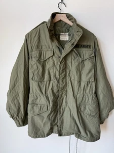Vintage 60s M-65 Field Jacket Cold Weather Hood OG-107 Vietnam 1969 Small Sateen - Bild 1 von 7