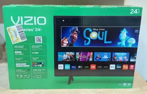 VIZIO 24” Class HD 720p LED Smart TV D24H-J09 Full Array Chromecast Brand New - Picture 1 of 3
