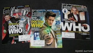 Entertainment Weekly 3 Magazines Doctor Who Time Lord Comic-Con Lot EW320 - Imagen 1 de 1