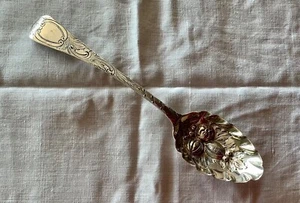 ANTIQUE STERLING SILVER JOHN LIAS BERRY SPOON LONDON 1816 31.8g BEAUTIFUL - Picture 1 of 8